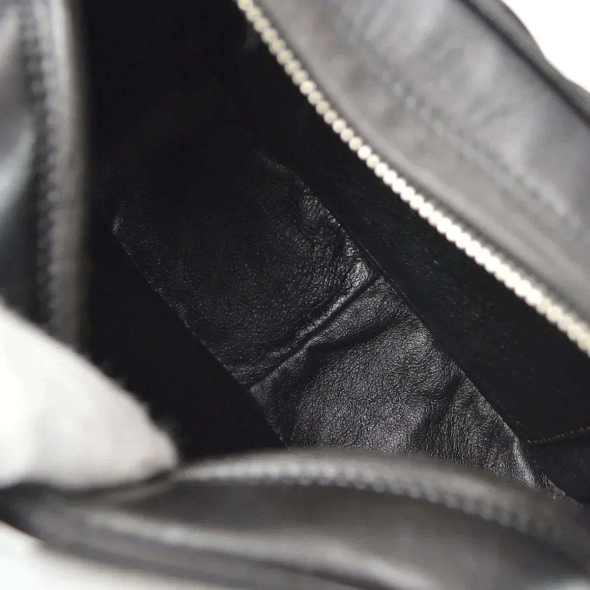 CHANEL 1994-1996 Triple CC Camera Bag Mini Black Lambskin 46417