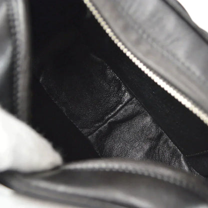 CHANEL 1994-1996 Triple CC Camera Bag Mini Black Lambskin 46417