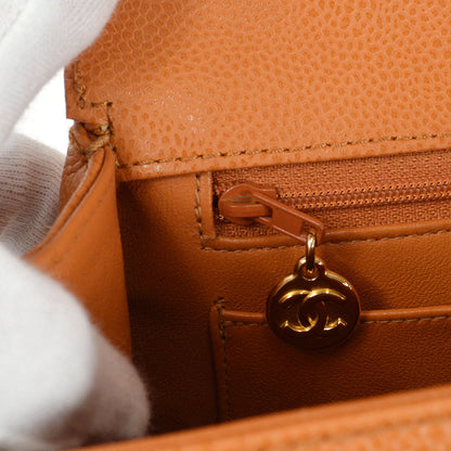 CHANEL 1997-1999 Kelly 30 Orange Caviar 17304