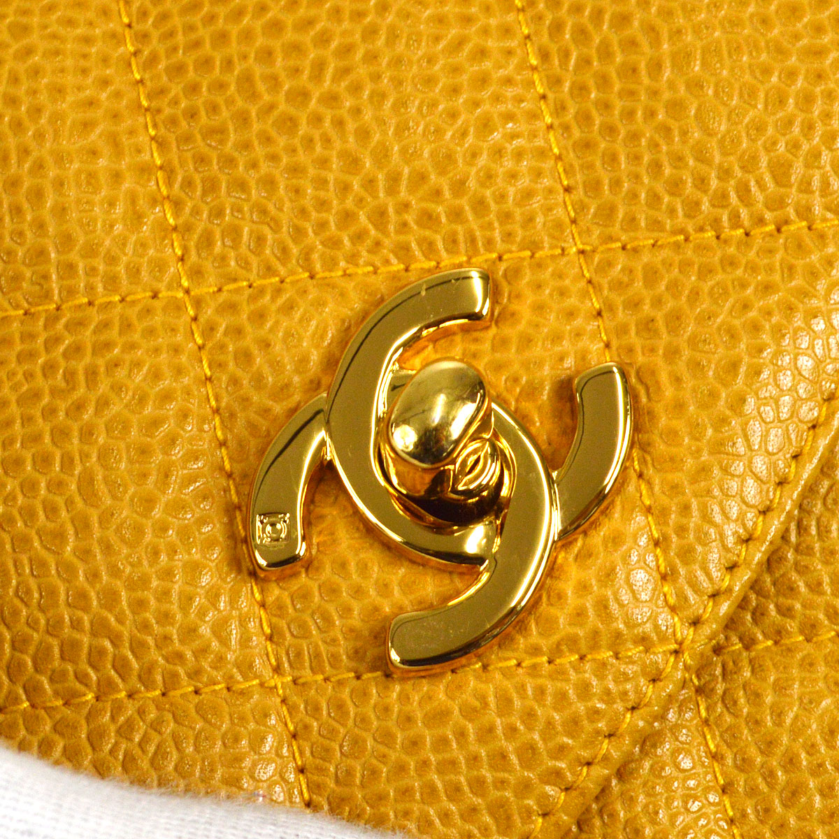 CHANEL Pocket Camera Bag Small Beige Caviar 17225