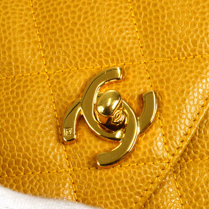 CHANEL Pocket Camera Bag Small Beige Caviar 17225