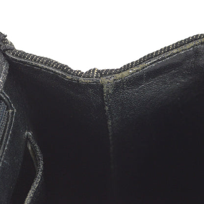 CHANEL 2000-2001 Kelly 30 Denim Black 26591