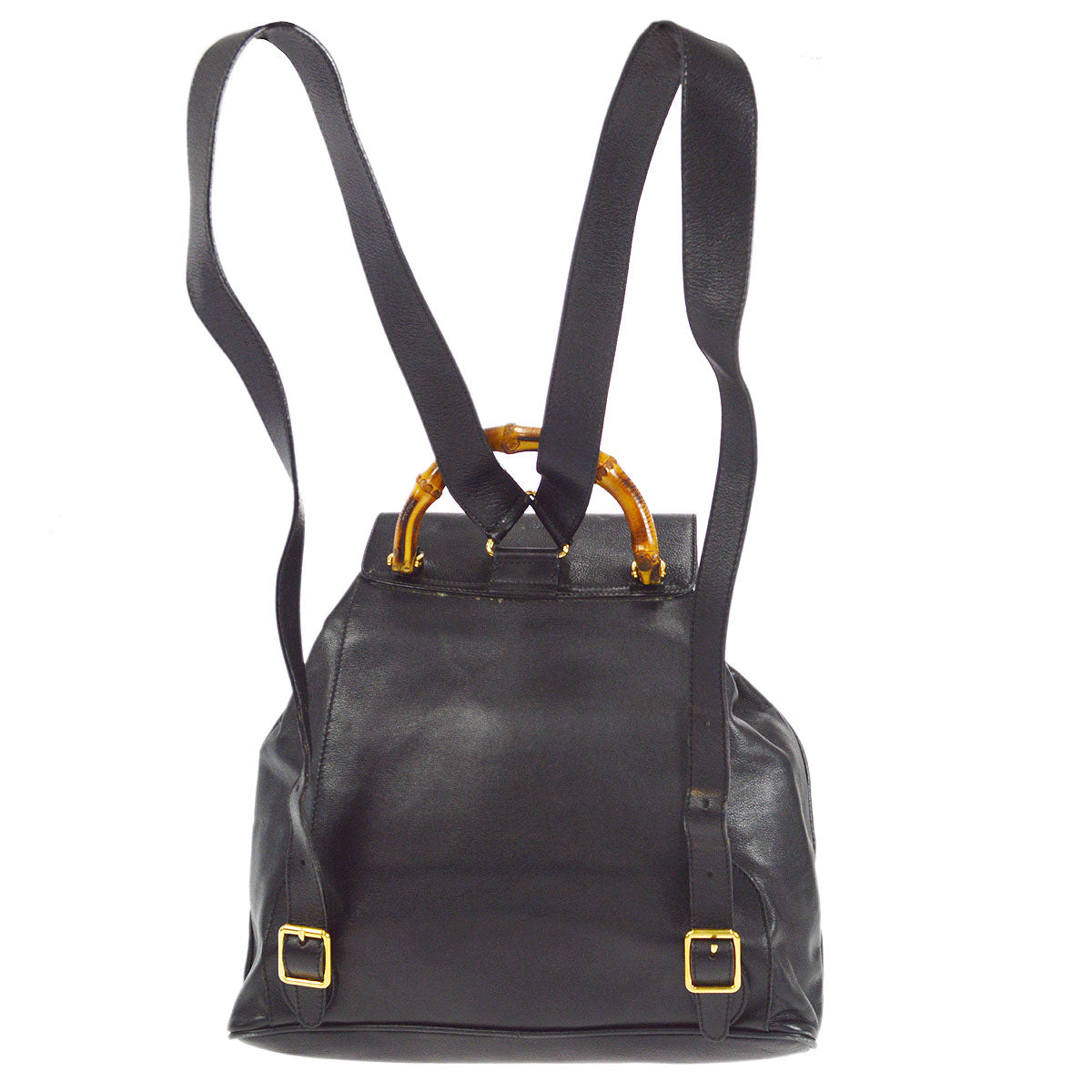 GUCCI Bamboo Backpack Black 26801
