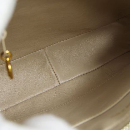 CHANEL 1994-1996 Triple CC Camera Bag Small Ivory Caviar 17405