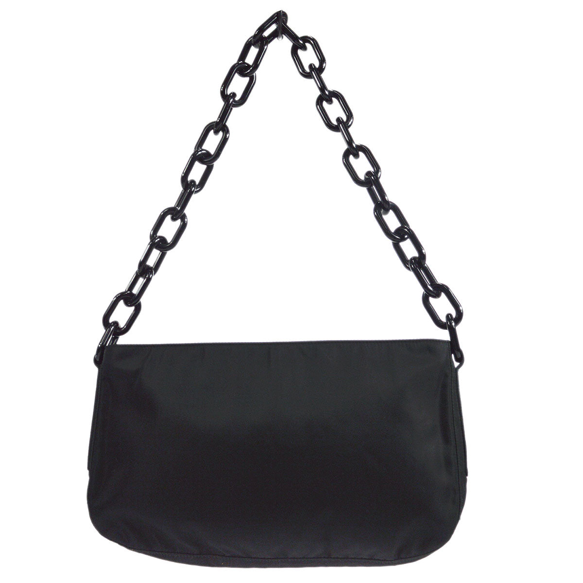 Prada * 25 Acrylic Chain HandBag Black