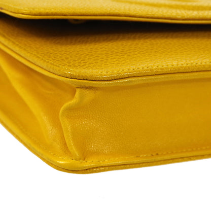 CHANEL 1997-1999 Timeless WOC Yellow Caviar 27238