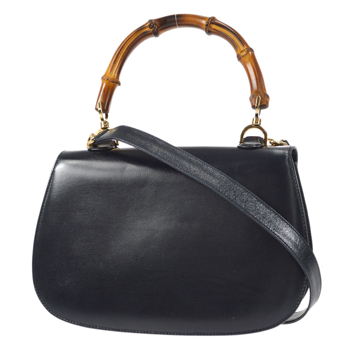 Gucci 1980s Classic Bamboo Handbag 57505
