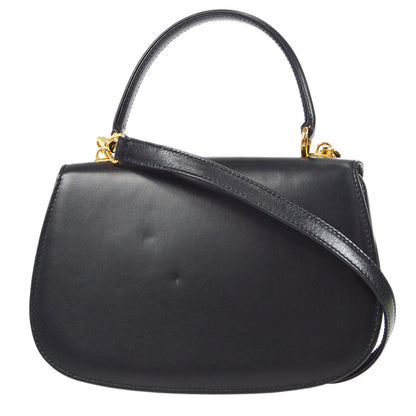 Gucci Lady Lock 2way Shoulder Handbag Black 17843
