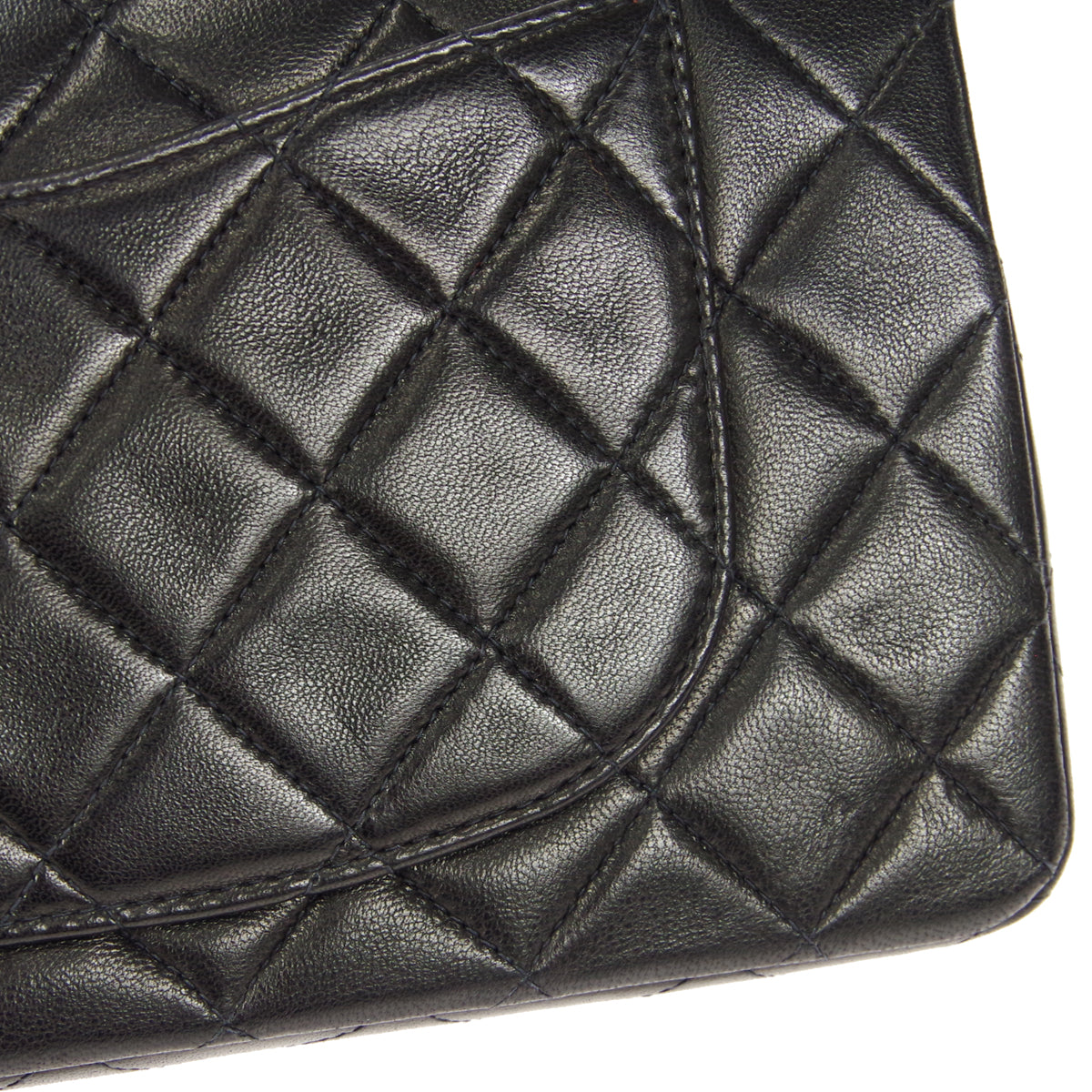 CHANEL 1997-1999 Classic Double Flap Small Black Lambskin