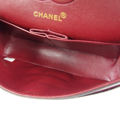 CHANEL 1997-1999 Classic Double Flap Small Black Lambskin