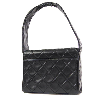 CHANEL Handbag Black Lambskin