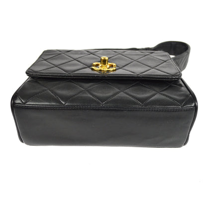CHANEL Handbag Black Lambskin