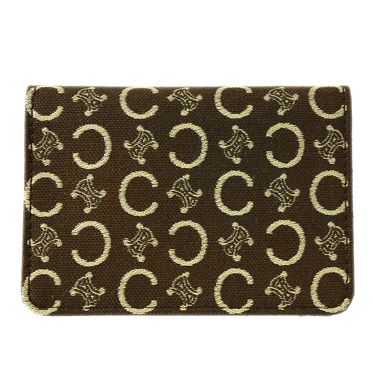 Celine C Macadam Card Holder Case Brown 76262