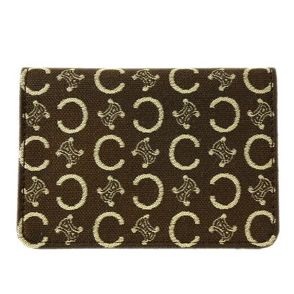 Celine C Macadam Card Holder Case Brown 76262
