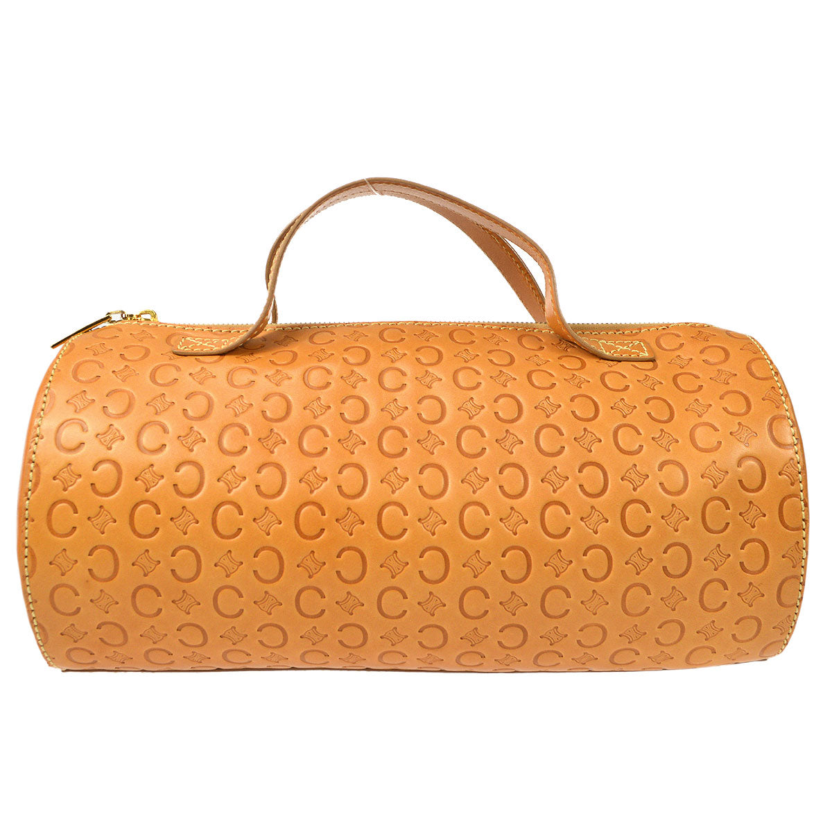 Celine C Macadam Handbag Beige 76974