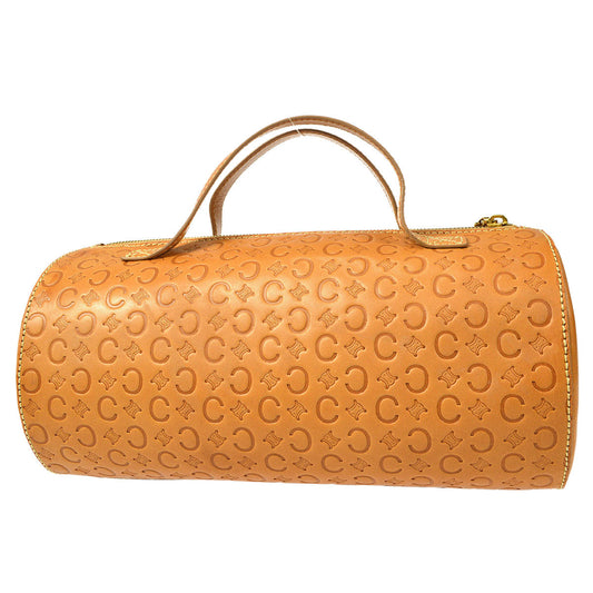 Celine C Macadam Handbag Beige 76974