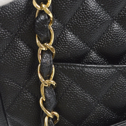 CHANEL 2008-2009 Petite Shopping Tote PST Black Caviar 66379