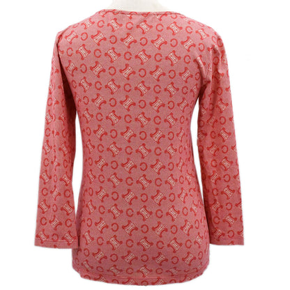 Celine 2000s C Macadam three-quarter sleeved top #L