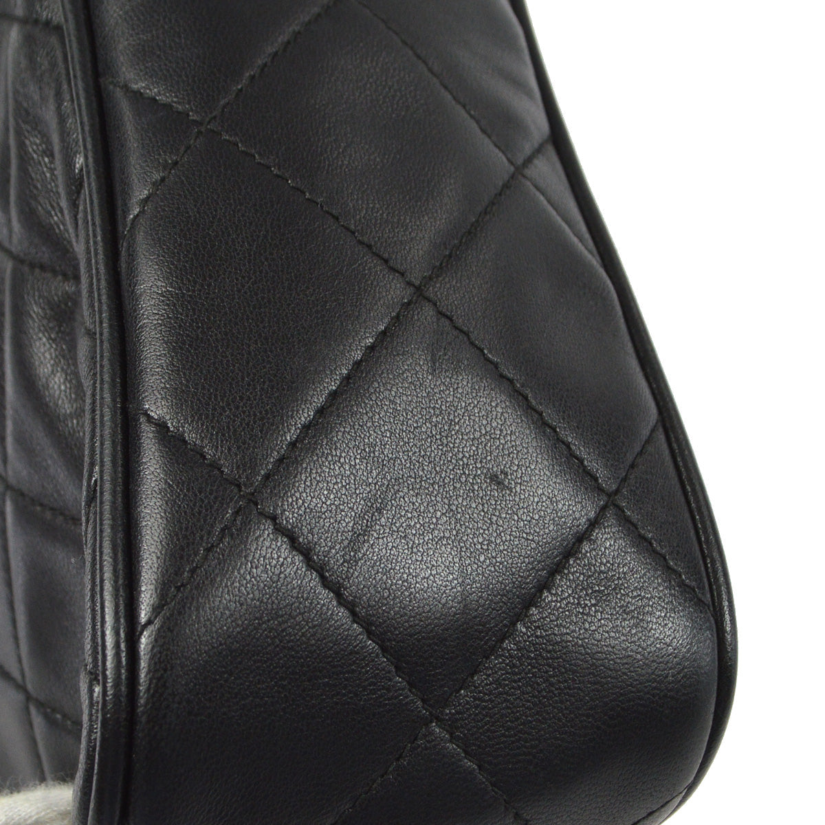 CHANEL Pocket Camera Bag Large Black Lambskin 87914