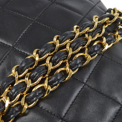 CHANEL Pocket Camera Bag Large Black Lambskin 87914