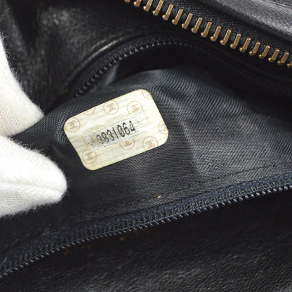 CHANEL Pocket Camera Bag Large Black Lambskin 87914