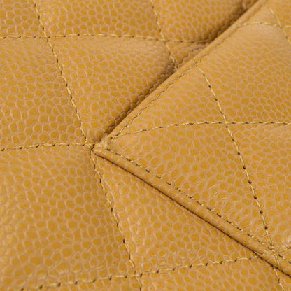 CHANEL 2004-2005 Petite Shopping Tote PST Beige Caviar 97426