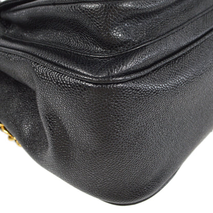 CHANEL 1994-1996 Pocket Backpack Black Caviar 97481