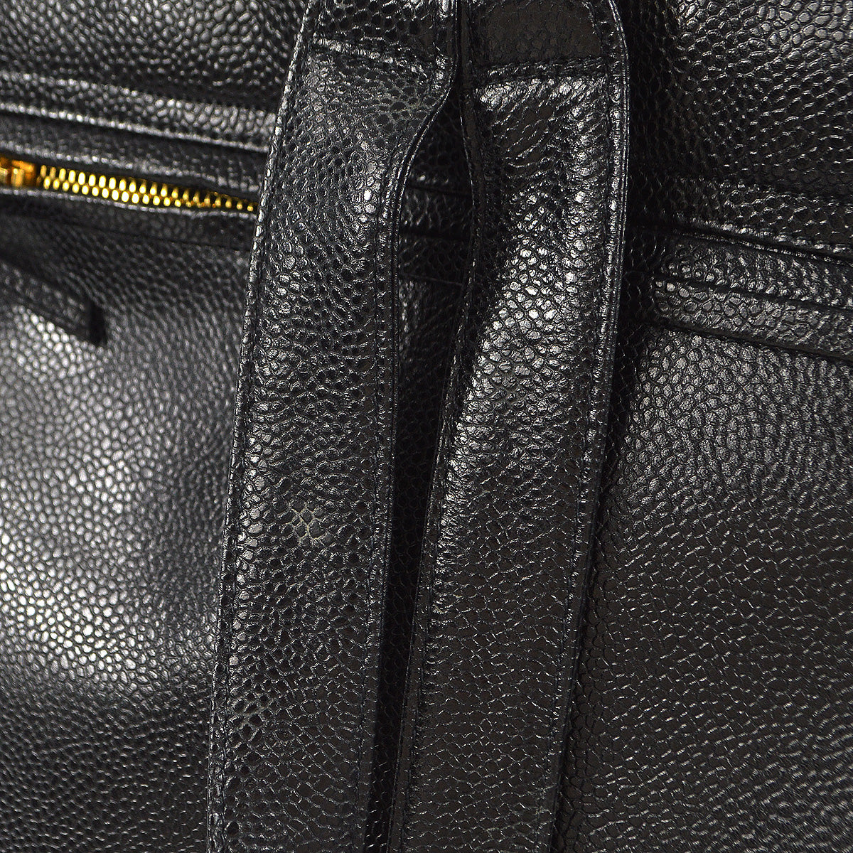 CHANEL 1994-1996 Pocket Backpack Black Caviar 97481
