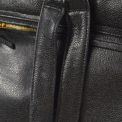 CHANEL 1994-1996 Pocket Backpack Black Caviar 97481