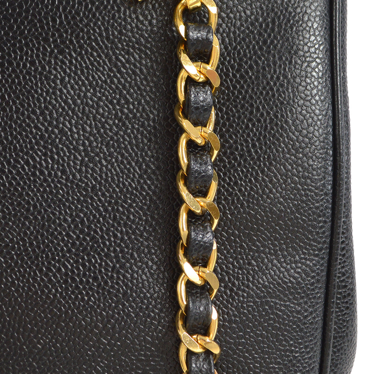 CHANEL 1994-1996 Pocket Backpack Black Caviar 97481
