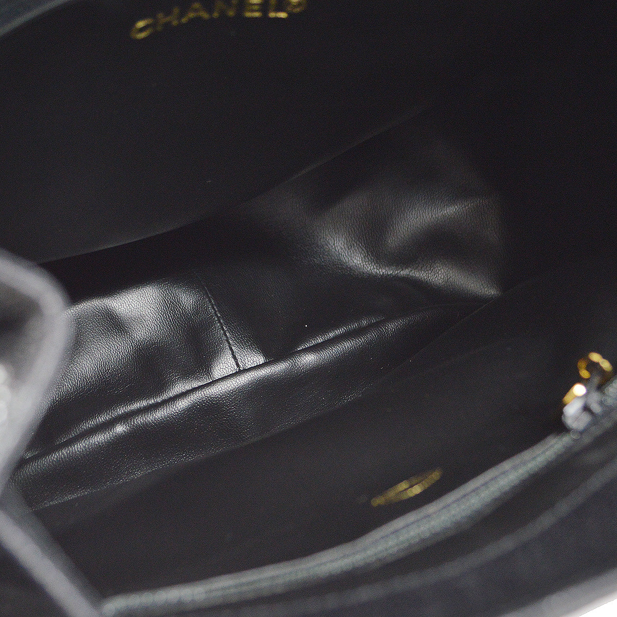 CHANEL 1994-1996 Pocket Backpack Black Caviar 97481