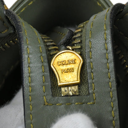 Celine Macadam Tote Handbag Green 97629