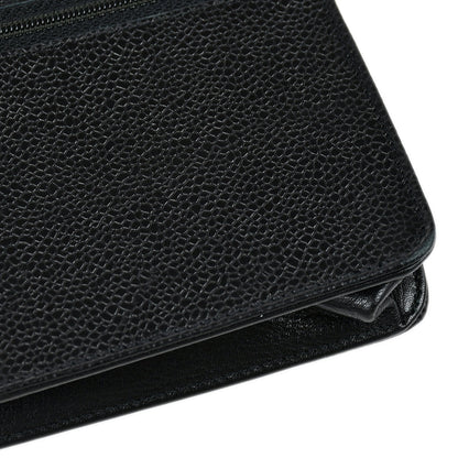 Chanel WOC Chain Shoulder Wallet Bag Black Caviar 97644