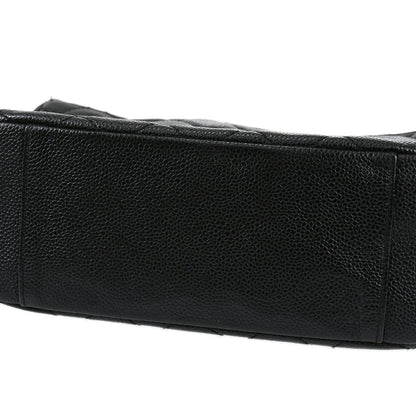 CHANEL 2001-2003 Handbag Black Caviar 78289