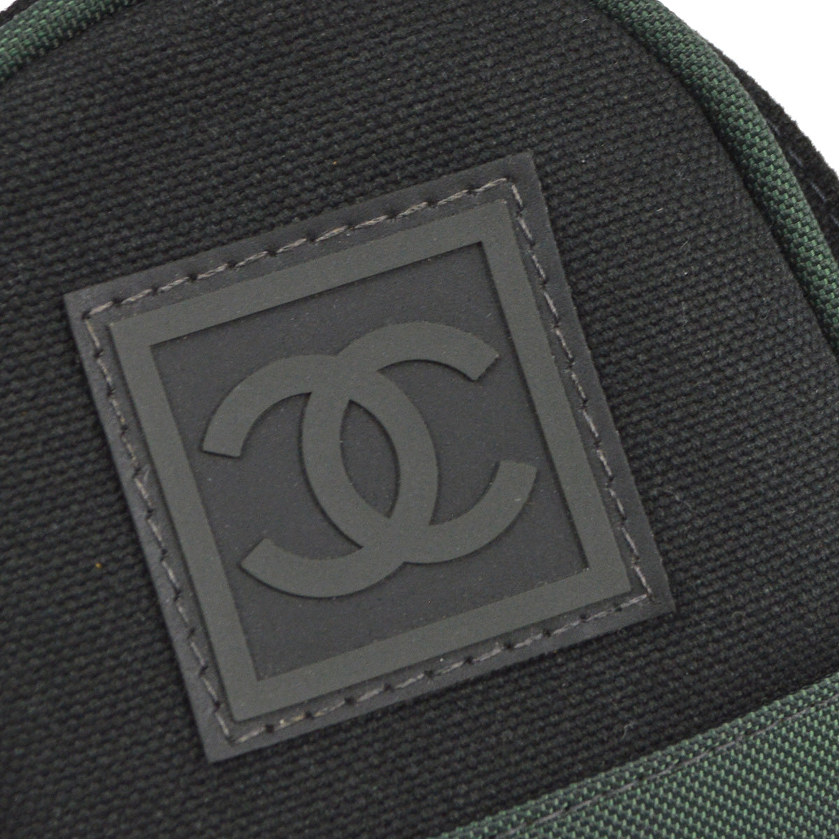 CHANEL 2003-2004 Sports Line Arm Bag Canvas 97793