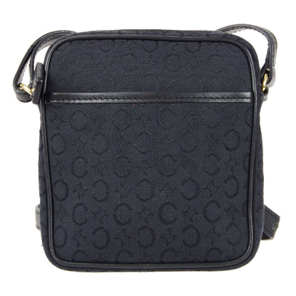 Celine C Macadam Shoulder Bag Black 78809