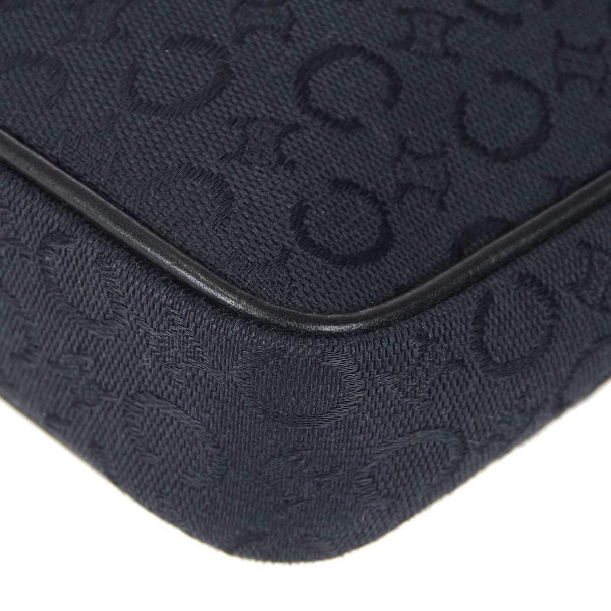 Celine C Macadam Shoulder Bag Black 78809