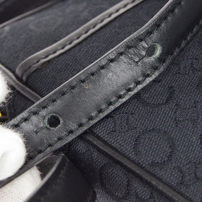 Celine C Macadam Shoulder Bag Black 78809