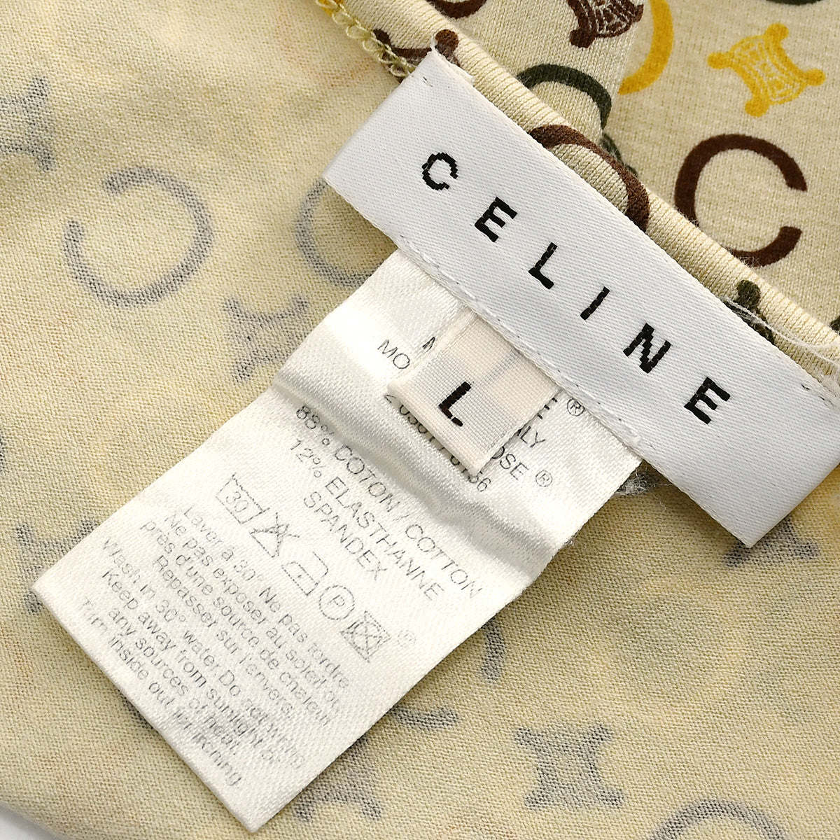 Celine 2000s C Macadam cotton tank top #L