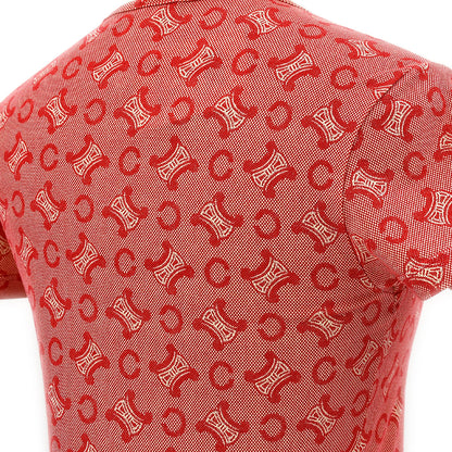Celine 2000s C Macadam T-shirt Red #S