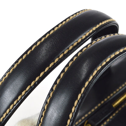 Chanel Wild Stitch Handbag Black Calfskin