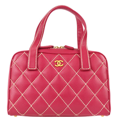 Chanel Wild Stitch Handbag Pink
