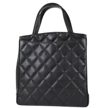 Chanel Tote Handbag Black Caviar