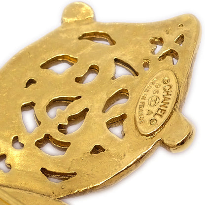 Chanel Brooch Pin Gold 95A