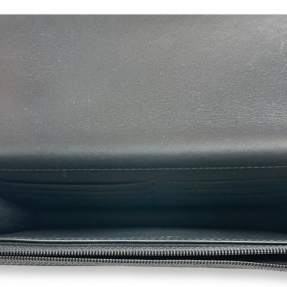 C19 Black, purple, pink,teal Wallet On Chain in Tweed, calf, 3-Tone hardware