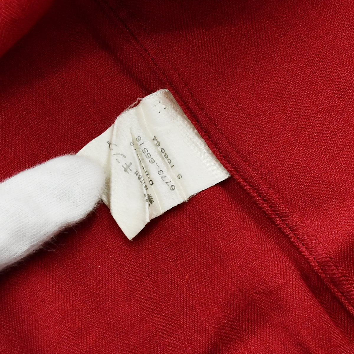 Celine Shirt Blouse Red #M