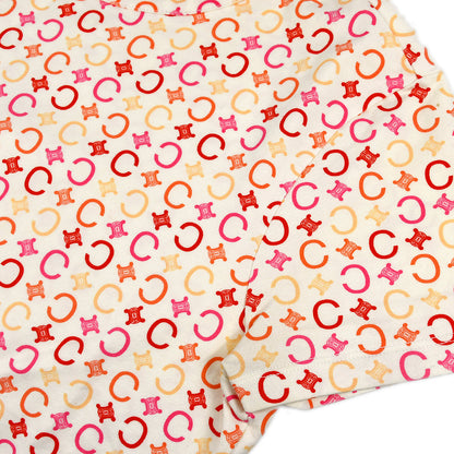 Celine C Macadam T-shirt Pink