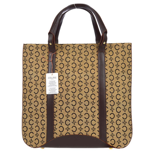 Celine Beige C Macadam Tote Handbag
