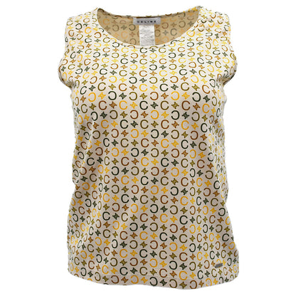 Celine 2000s C Macadam Sleeveless Top