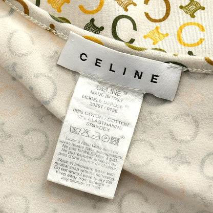 Celine 2000s C Macadam Sleeveless Top